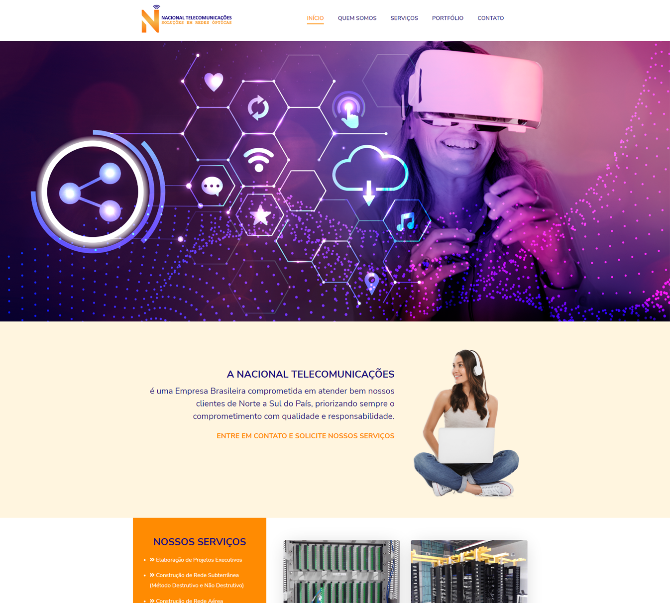 Landing Page - Nacional Telecom