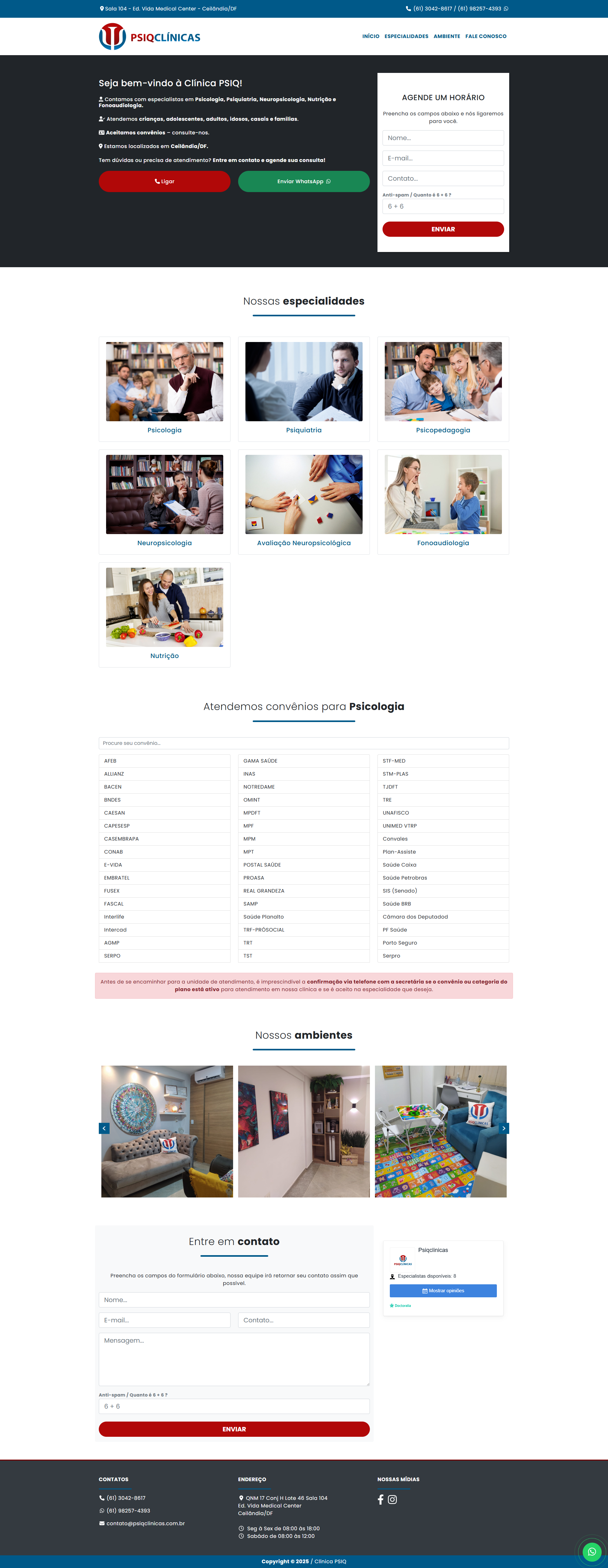 Site - Psiq Clínicas