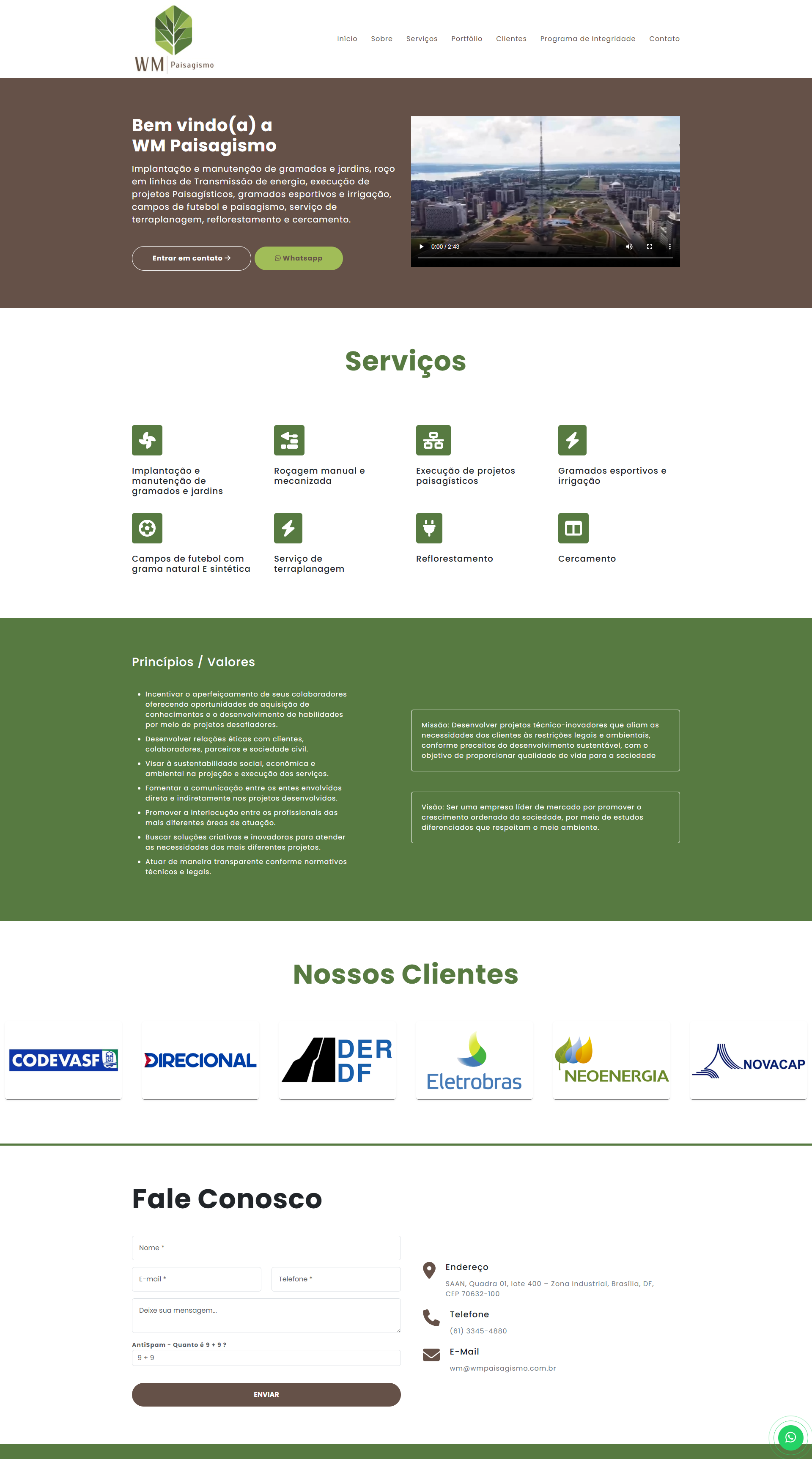 Site - WM Paisagismo